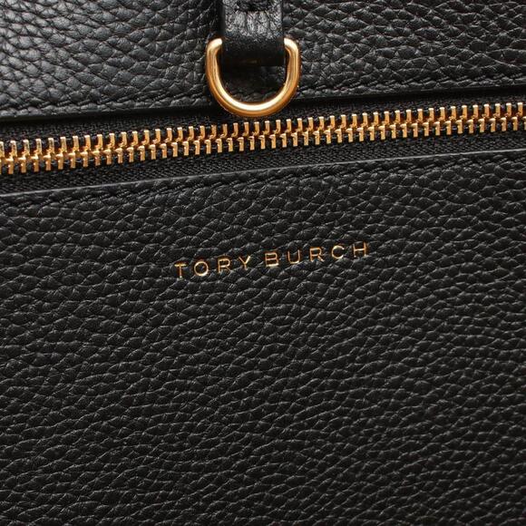 TORY BURCH Black Leather Tote Bag - Picture 5 of 5